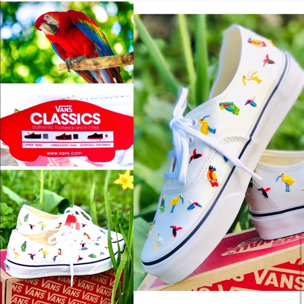 SOLD Kids List NWT RARE Vans Bird Embroidered - Picture 7 of 8